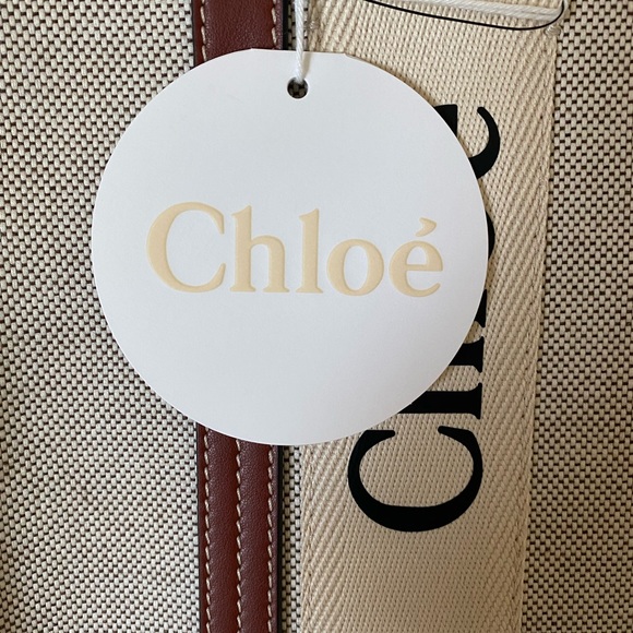 Woody medium leather-trimmed cotton-canvas tote - Picture 4 of 16